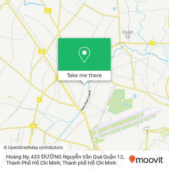 Bản đồ Hoàng Ny, 433 ĐƯỜNG Nguyễn Văn Quá Quận 12, Thành Phố Hồ Chí Minh