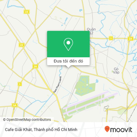 Bản đồ Cafe Giải Khát, 391 ĐƯỜNG Phan Huy Ích Quận Gò Vấp, Thành Phố Hồ Chí Minh