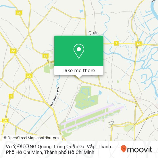 Bản đồ Vô Ý, ĐƯỜNG Quang Trung Quận Gò Vấp, Thành Phố Hồ Chí Minh