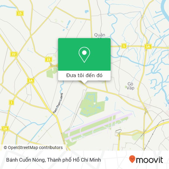 Bản đồ Bánh Cuốn Nóng, ĐƯỜNG Quang Trung Quận Gò Vấp, Thành Phố Hồ Chí Minh