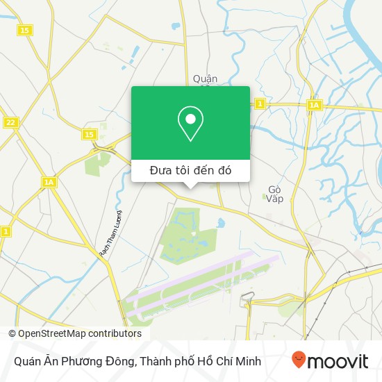 Bản đồ Quán Ăn Phương Đông, ĐƯỜNG Số 21 Quận Gò Vấp, Thành Phố Hồ Chí Minh