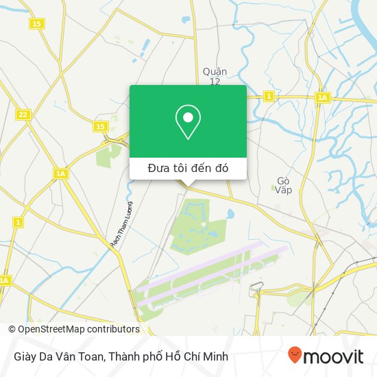 Bản đồ Giày Da Vân Toan, 982 ĐƯỜNG Quang Trung Quận Gò Vấp, Thành Phố Hồ Chí Minh