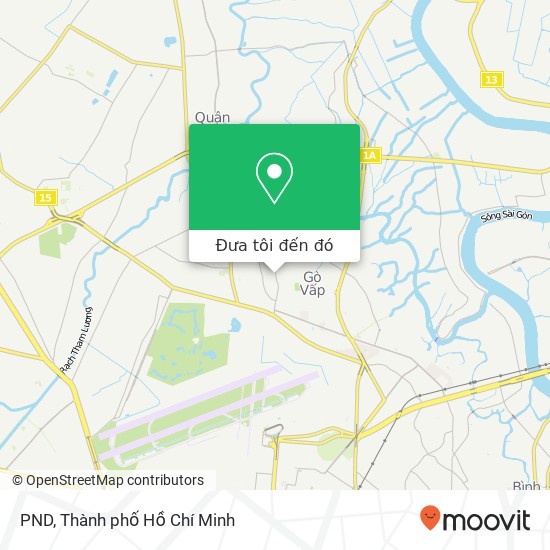 Bản đồ PND, ĐƯỜNG Thống Nhất Quận Gò Vấp, Thành Phố Hồ Chí Minh