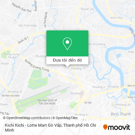 Bản đồ Kichi Kichi - Lotte Mart Gò Vấp