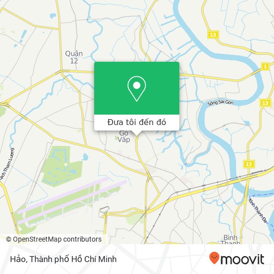 Bản đồ Hảo, ĐƯỜNG Nguyễn Oanh Quận Gò Vấp, Thành Phố Hồ Chí Minh