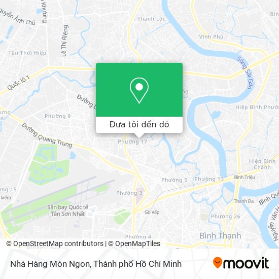 Bản đồ Nhà Hàng Món Ngon