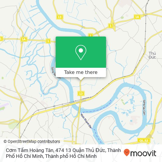 Bản đồ Cơm Tấm Hoàng Tân, 474 13 Quận Thủ Đức, Thành Phố Hồ Chí Minh
