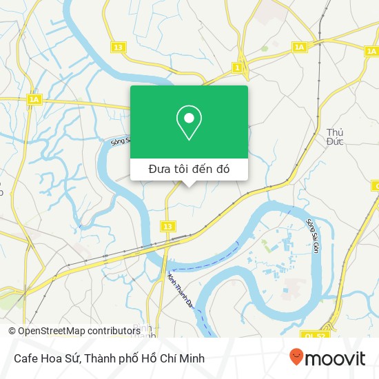 Bản đồ Cafe Hoa Sứ, 38 ĐƯỜNG Số 4 Quận Thủ Đức, Thành Phố Hồ Chí Minh