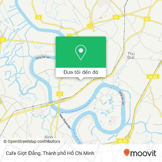 Bản đồ Cafe Giọt Đắng, ĐƯỜNG Số 48 Quận Thủ Đức, Thành Phố Hồ Chí Minh