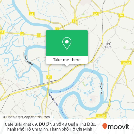 Bản đồ Cafe Giải Khát 69, ĐƯỜNG Số 48 Quận Thủ Đức, Thành Phố Hồ Chí Minh