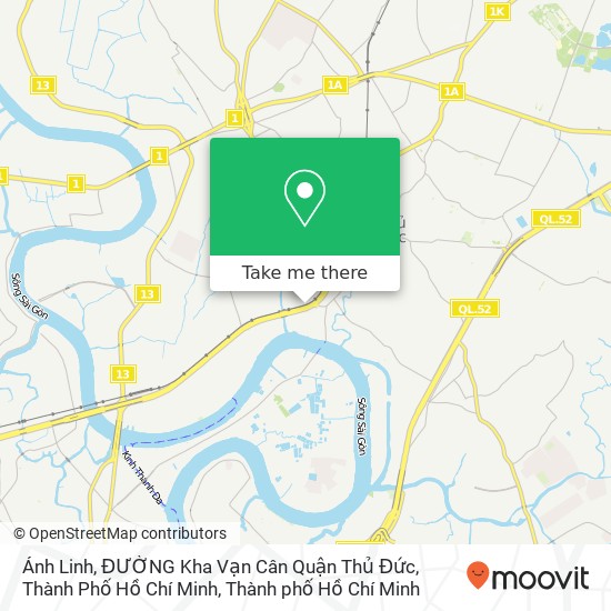 Bản đồ Ánh Linh, ĐƯỜNG Kha Vạn Cân Quận Thủ Đức, Thành Phố Hồ Chí Minh