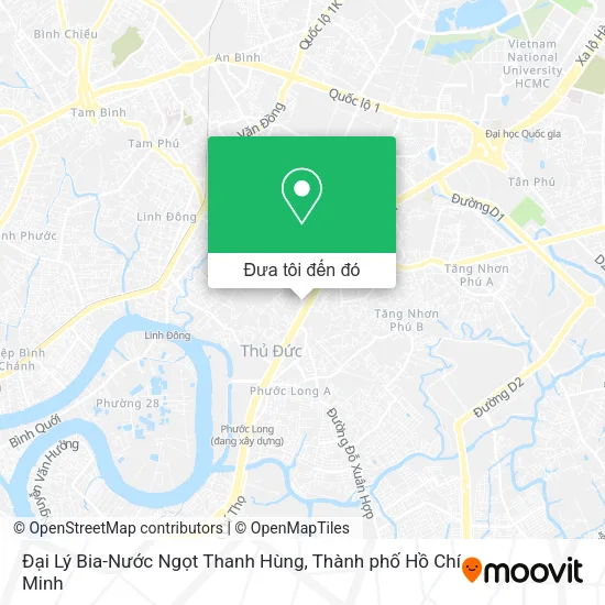 Bản đồ Đại Lý Bia-Nước Ngọt Thanh Hùng