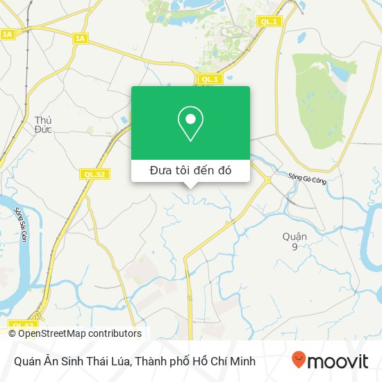 Bản đồ Quán Ăn Sinh Thái Lúa, ĐƯỜNG Số 182 Quận 9, Thành Phố Hồ Chí Minh
