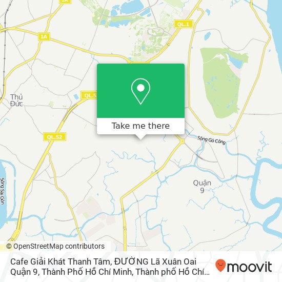 Bản đồ Cafe Giải Khát Thanh Tâm, ĐƯỜNG Lã Xuân Oai Quận 9, Thành Phố Hồ Chí Minh