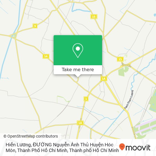 Bản đồ Hiền Lương, ĐƯỜNG Nguyễn Ảnh Thủ Huyện Hóc Môn, Thành Phố Hồ Chí Minh