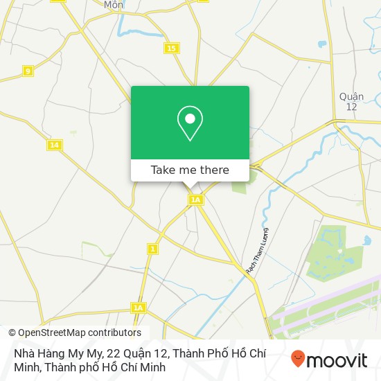 Bản đồ Nhà Hàng My My, 22 Quận 12, Thành Phố Hồ Chí Minh