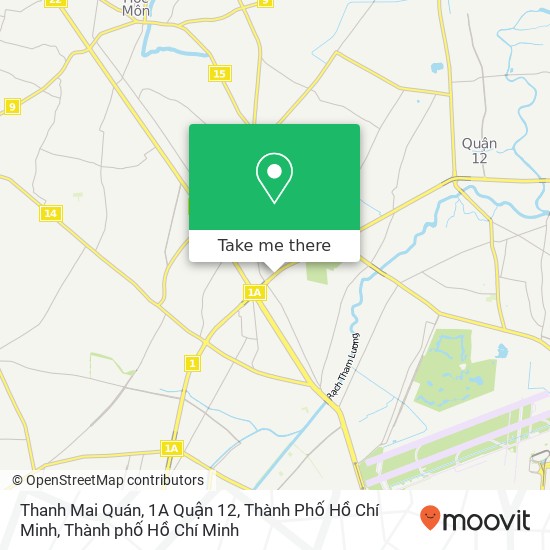 Bản đồ Thanh Mai Quán, 1A Quận 12, Thành Phố Hồ Chí Minh
