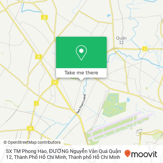 Bản đồ SX TM Phong Hào, ĐƯỜNG Nguyễn Văn Quá Quận 12, Thành Phố Hồ Chí Minh