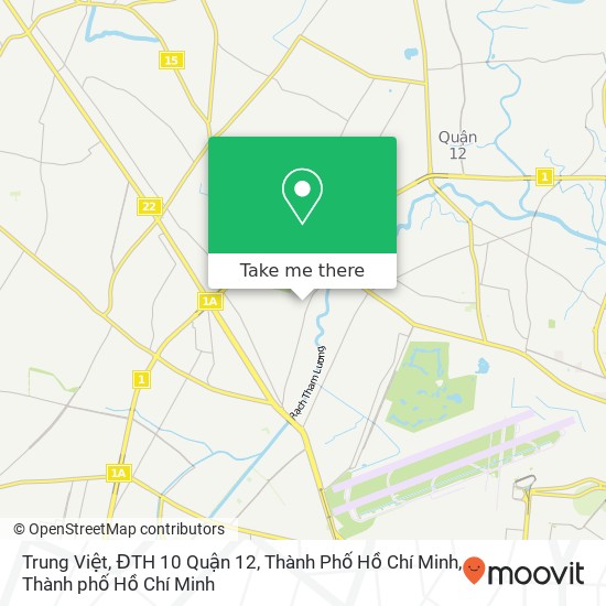 Bản đồ Trung Việt, ĐTH 10 Quận 12, Thành Phố Hồ Chí Minh