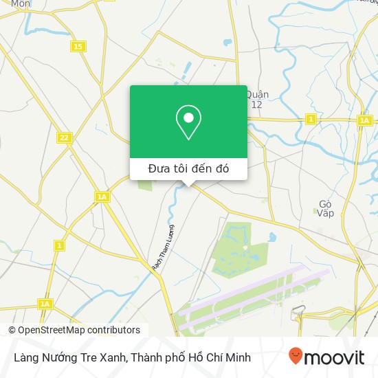 Bản đồ Làng Nướng Tre Xanh, Quận Gò Vấp, Thành Phố Hồ Chí Minh