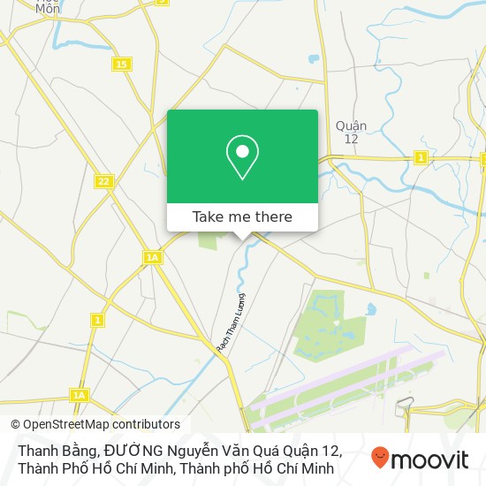 Bản đồ Thanh Bằng, ĐƯỜNG Nguyễn Văn Quá Quận 12, Thành Phố Hồ Chí Minh