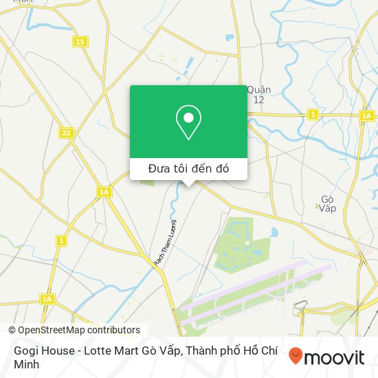 Bản đồ Gogi House - Lotte Mart Gò Vấp