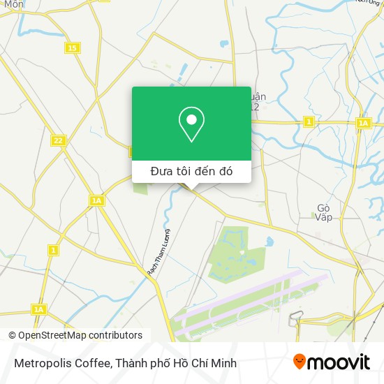 Bản đồ Metropolis Coffee