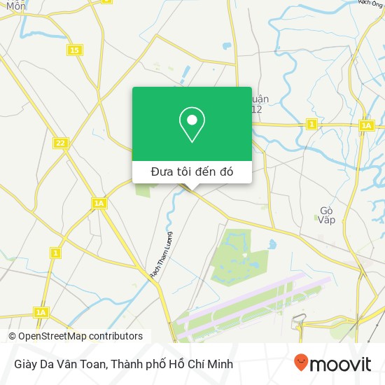 Bản đồ Giày Da Vân Toan, ĐƯỜNG Quang Trung Quận Gò Vấp, Thành Phố Hồ Chí Minh