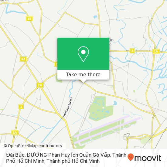 Bản đồ Đài Bắc, ĐƯỜNG Phan Huy Ích Quận Gò Vấp, Thành Phố Hồ Chí Minh