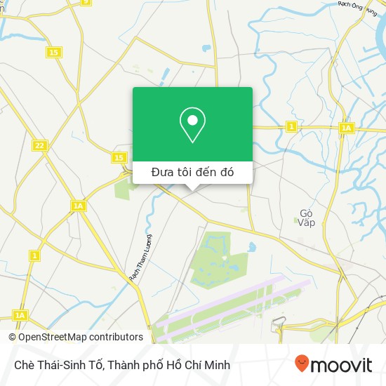 Bản đồ Chè Thái-Sinh Tố, ĐƯỜNG Phạm Văn Chiêu Quận Gò Vấp, Thành Phố Hồ Chí Minh