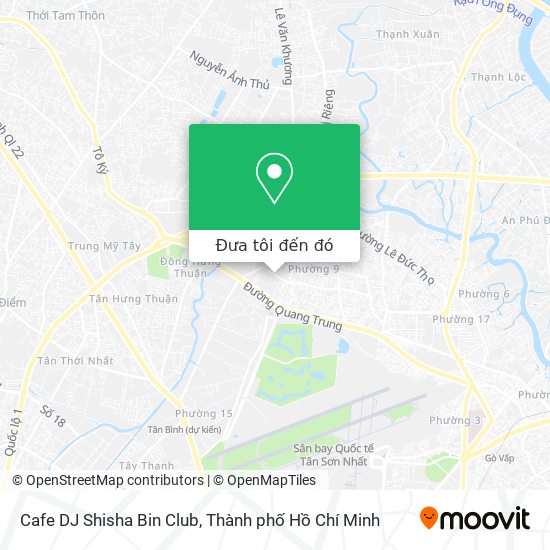 Bản đồ Cafe DJ Shisha Bin Club