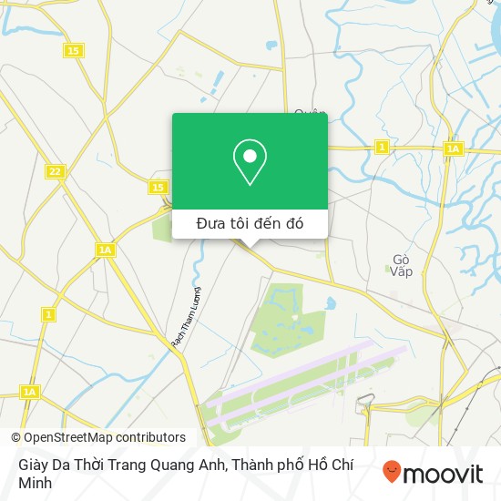 Bản đồ Giày Da Thời Trang Quang Anh, Quận Gò Vấp, Thành Phố Hồ Chí Minh