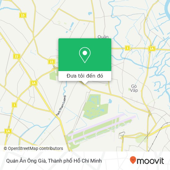 Bản đồ Quán Ăn Ông Già, ĐƯỜNG Quang Trung Quận Gò Vấp, Thành Phố Hồ Chí Minh