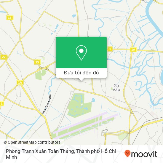 Bản đồ Phòng Tranh Xuân Toàn Thắng, ĐƯỜNG Cây Trâm Quận Gò Vấp, Thành Phố Hồ Chí Minh