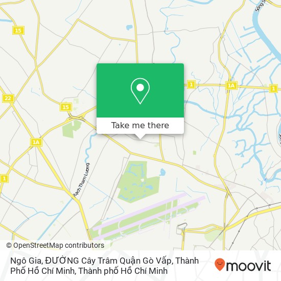 Bản đồ Ngô Gia, ĐƯỜNG Cây Trâm Quận Gò Vấp, Thành Phố Hồ Chí Minh