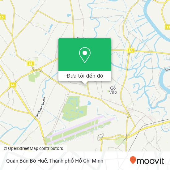 Bản đồ Quán Bún Bò Huế, 36 ĐƯỜNG Cây Trâm Quận Gò Vấp, Thành Phố Hồ Chí Minh