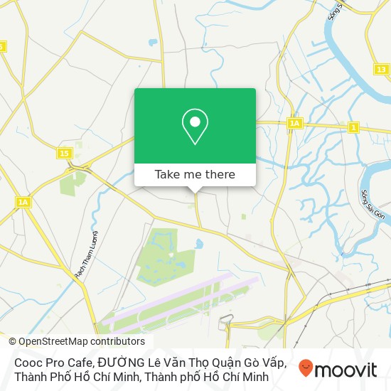Bản đồ Cooc Pro Cafe, ĐƯỜNG Lê Văn Thọ Quận Gò Vấp, Thành Phố Hồ Chí Minh