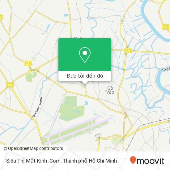 Bản đồ Siêu Thị Mắt Kính .Com, ĐƯỜNG Lê Văn Thọ Quận Gò Vấp, Thành Phố Hồ Chí Minh