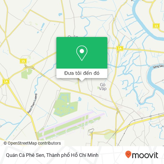 Bản đồ Quán Cà Phê Sen, HẺM 58 / 1 Số 12 Quận Gò Vấp, Thành Phố Hồ Chí Minh