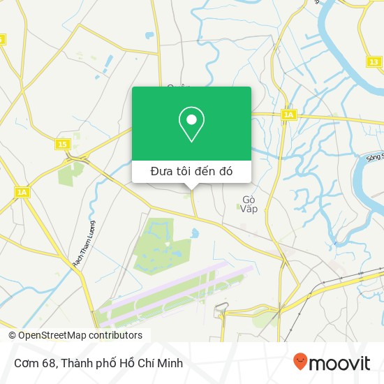 Bản đồ Cơm 68, ĐƯỜNG Lê Văn Thọ Quận Gò Vấp, Thành Phố Hồ Chí Minh