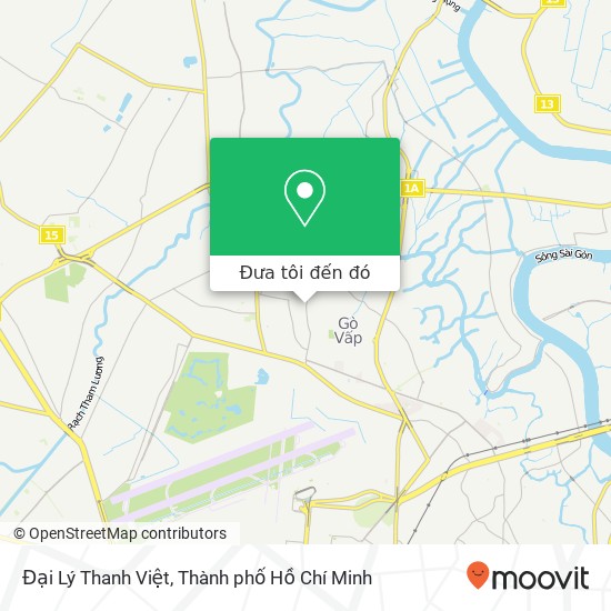 Bản đồ Đại Lý Thanh Việt, ĐƯỜNG Thống Nhất Quận Gò Vấp, Thành Phố Hồ Chí Minh