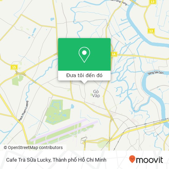 Bản đồ Cafe Trà Sữa Lucky, ĐƯỜNG Thống Nhất Quận Gò Vấp, Thành Phố Hồ Chí Minh