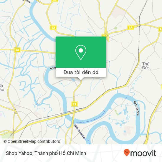 Bản đồ Shop Yahoo, 13 Quận Thủ Đức, Thành Phố Hồ Chí Minh