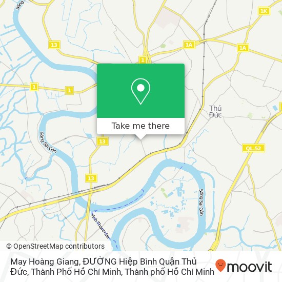 Bản đồ May Hoàng Giang, ĐƯỜNG Hiệp Bình Quận Thủ Đức, Thành Phố Hồ Chí Minh