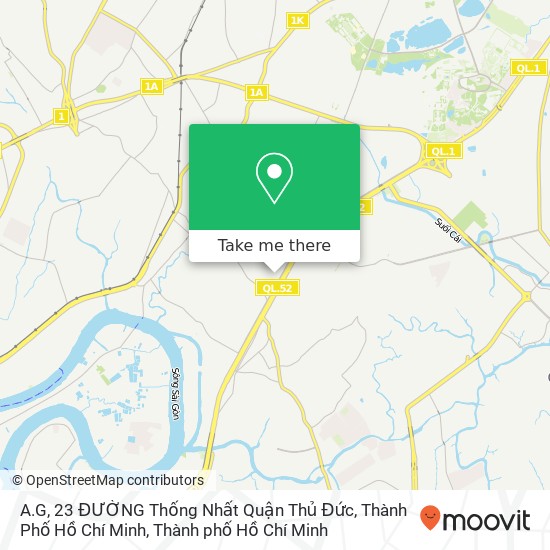 Bản đồ A.G, 23 ĐƯỜNG Thống Nhất Quận Thủ Đức, Thành Phố Hồ Chí Minh