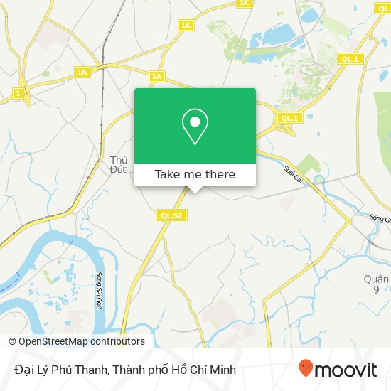 Bản đồ Đại Lý Phú Thanh