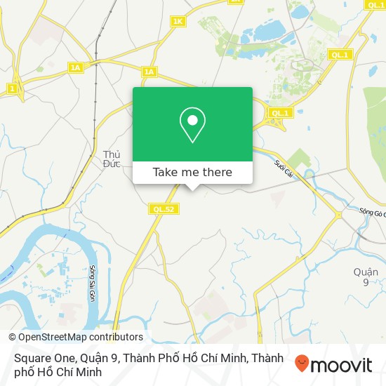 Bản đồ Square One, Quận 9, Thành Phố Hồ Chí Minh