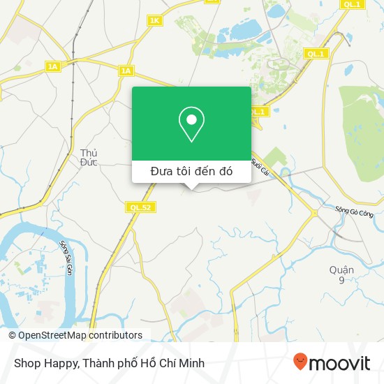 Bản đồ Shop Happy, 12 ĐƯỜNG Đình Phong Phú Quận 9, Thành Phố Hồ Chí Minh