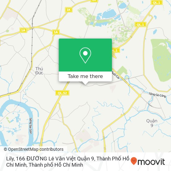 Bản đồ Lily, 166 ĐƯỜNG Lê Văn Việt Quận 9, Thành Phố Hồ Chí Minh