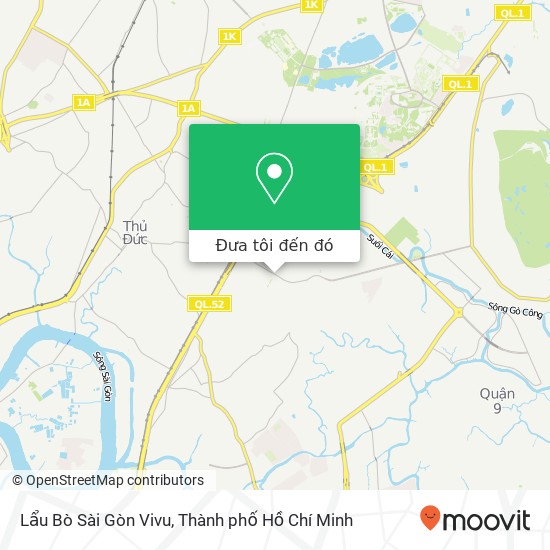 Bản đồ Lẩu Bò Sài Gòn Vivu, ĐƯỜNG Lê Văn Việt Quận 9, Thành Phố Hồ Chí Minh